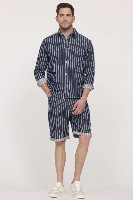 Lee Cooper Surchemise DOPILO Brut Stripes