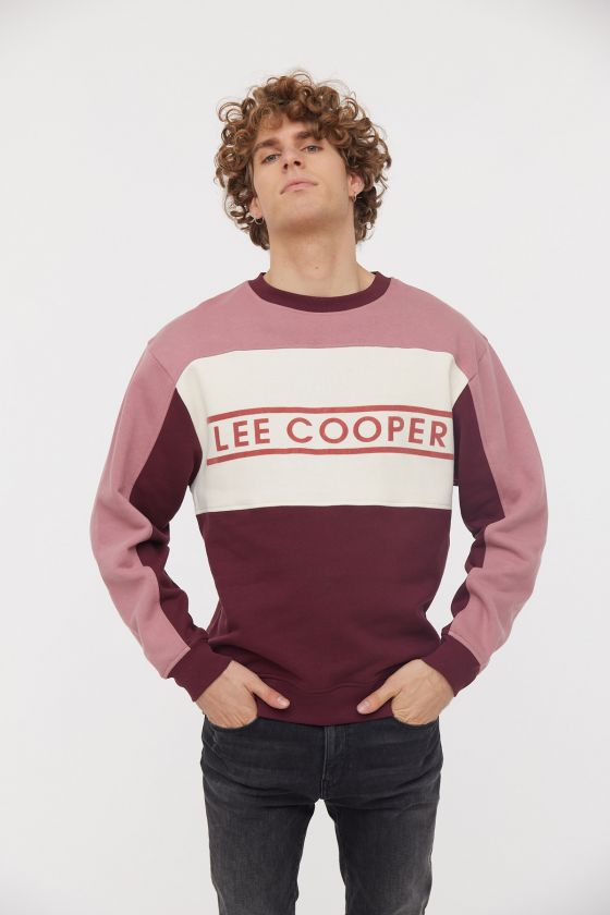 Lee Cooper Sweatshirt ECOU Rose Nostalgique