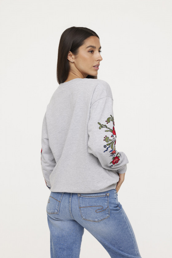 Lee Cooper Sweatshirt ELIDA Gris Chiné
