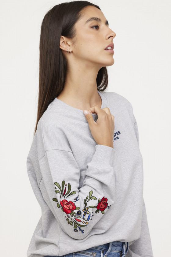 Lee Cooper Sweatshirt ELIDA Gris Chiné