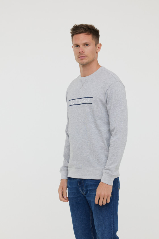 Lee Cooper Sweatshirt ERRA Gris Chiné