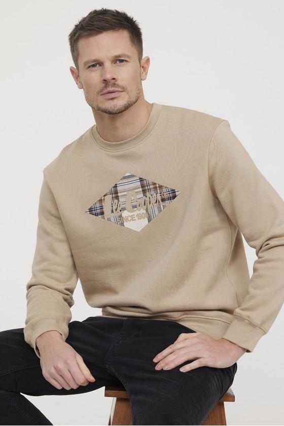 lee cooper Sweatshirt ETILO Argile Beige