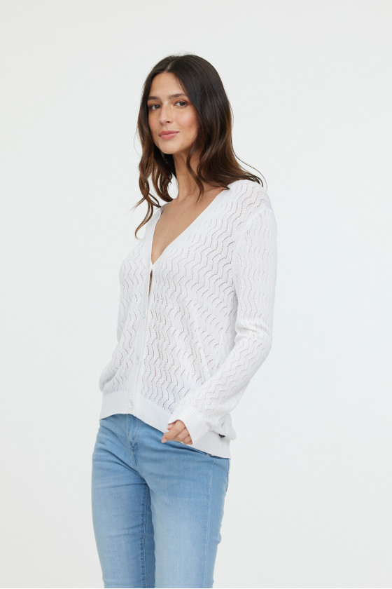 Lee Cooper Sweatshirts CAPU ML Optic White