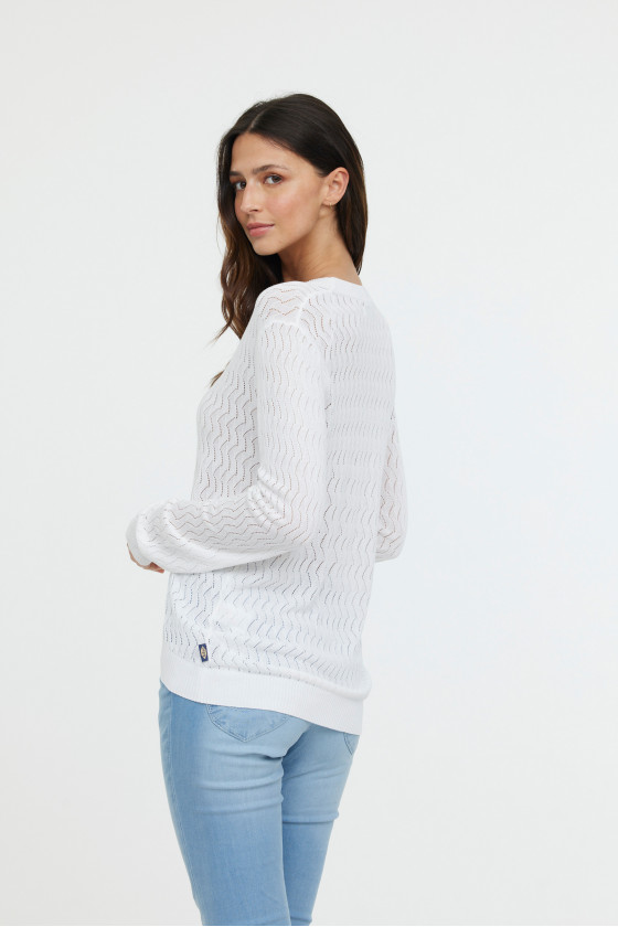 Lee Cooper Sweatshirts CAPU ML Optic White