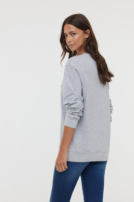 Lee Cooper Sweatshirts ERRA Gris Chiné