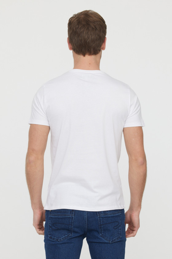 Lee Cooper T Azzik Blanc