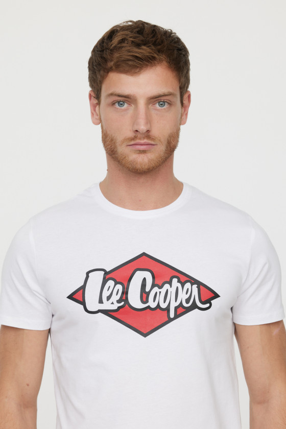Lee Cooper T Azzik Blanc