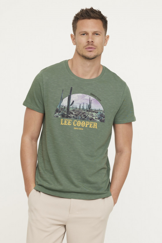 lee cooper T-shirt ACARI Kaki