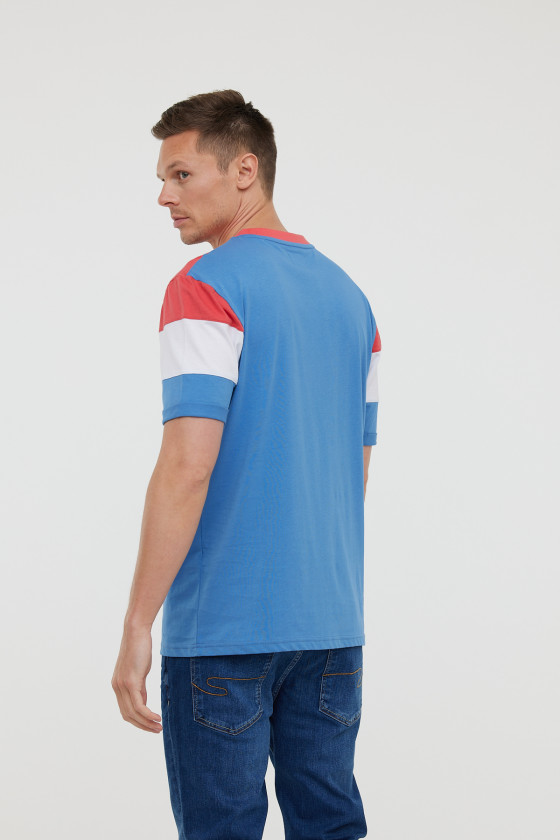 Lee Cooper T-shirt ACHO MC Celadon Blue