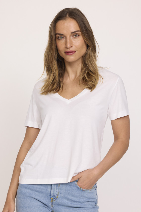 Lee Cooper T-shirt AELY Blanc
