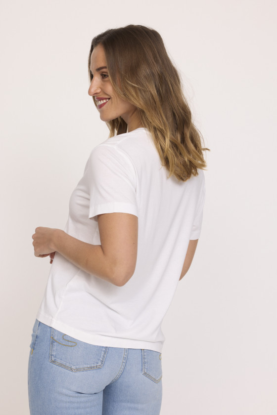 Lee Cooper T-shirt AELY Blanc