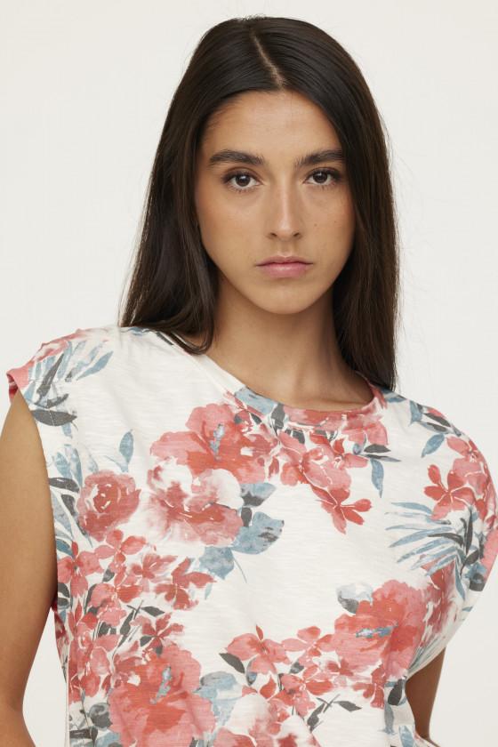 Lee Cooper T-shirt AFIRA Ivory