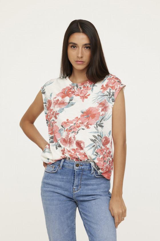 lee cooper T-shirt AFIRA Ivory