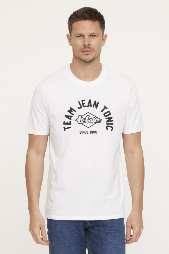 lee cooper T-shirt AGINO Blanc