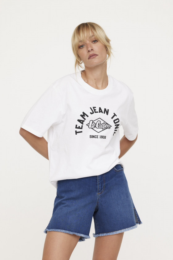 lee cooper T-shirt AGINO Blanc