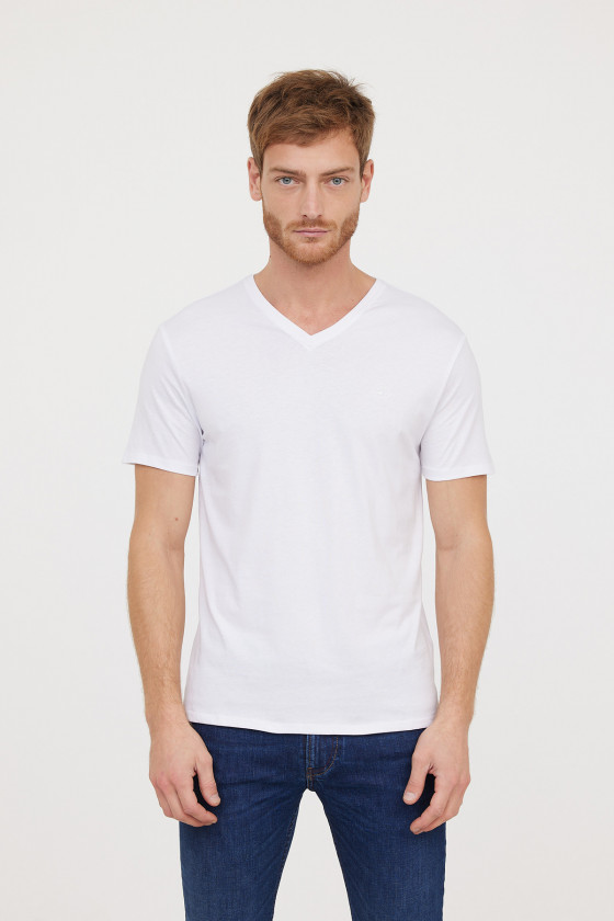 lee cooper T-Shirt AJESSY Blanc