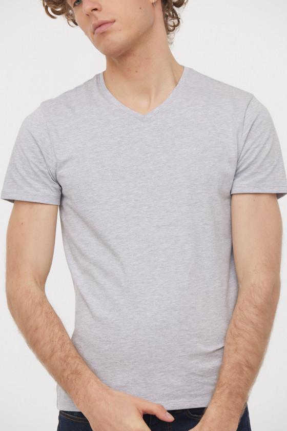 Lee Cooper T-Shirt AJESSY Gris Chine