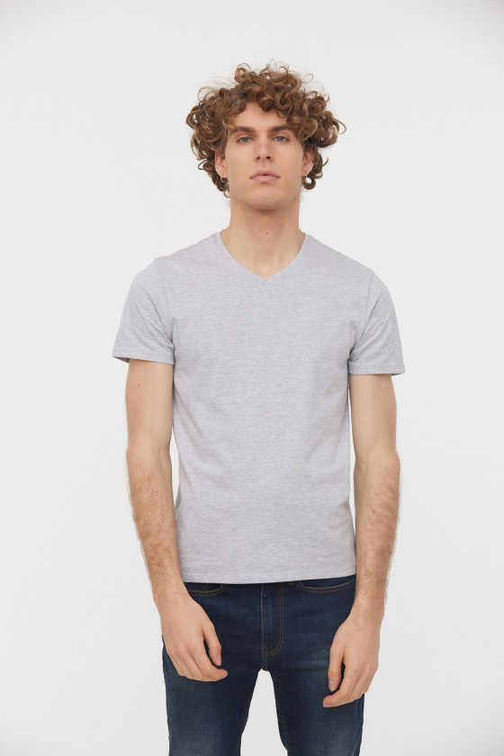 lee cooper T-Shirt AJESSY Gris Chine