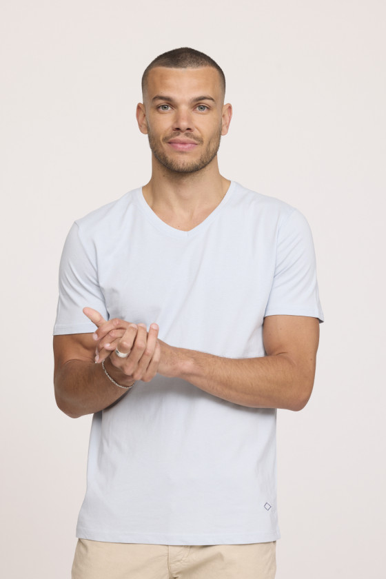 lee cooper T-shirt AKILO Gris bleu