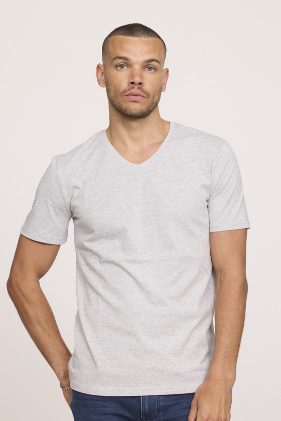 lee cooper T-shirt AKILO Gris chiné