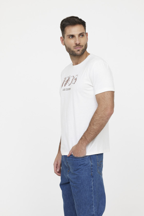 Lee Cooper T-shirt ALBIN Ivory