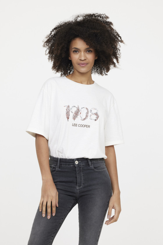 Lee Cooper T-shirt ALBIN Ivory