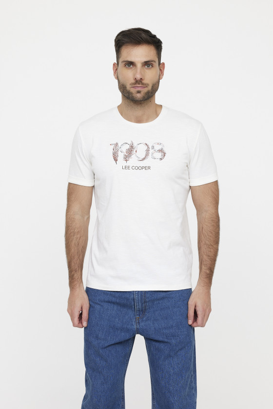 lee cooper T-shirt ALBIN Ivory