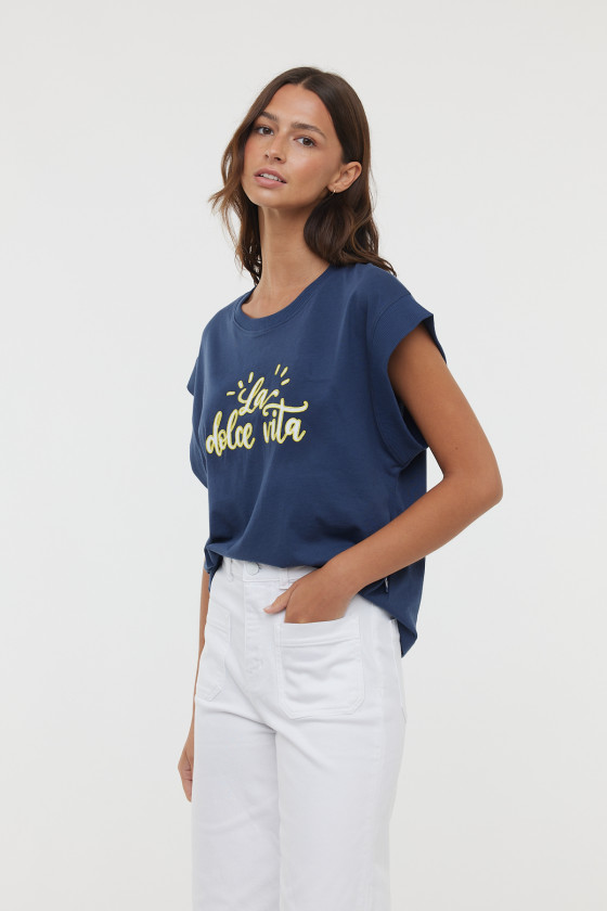 Lee Cooper T-shirt ALCE SM Navy