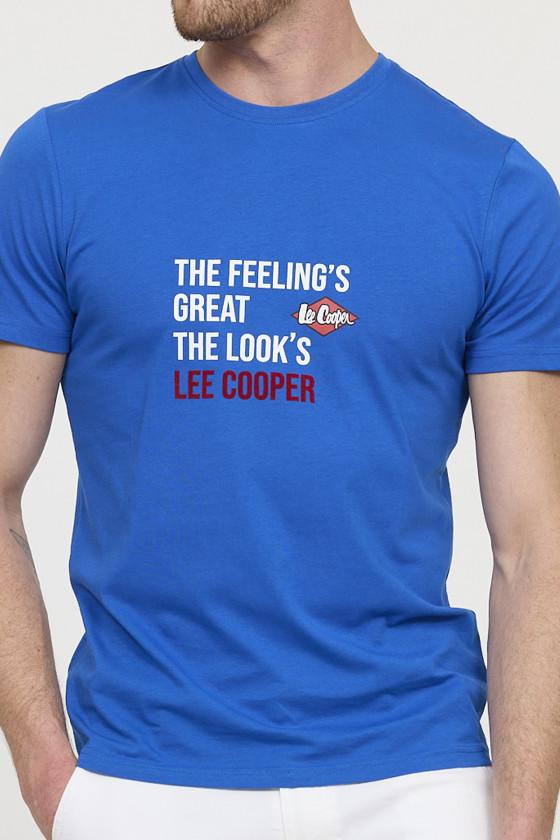 Lee Cooper T-shirt ALEKO Bleu Roi