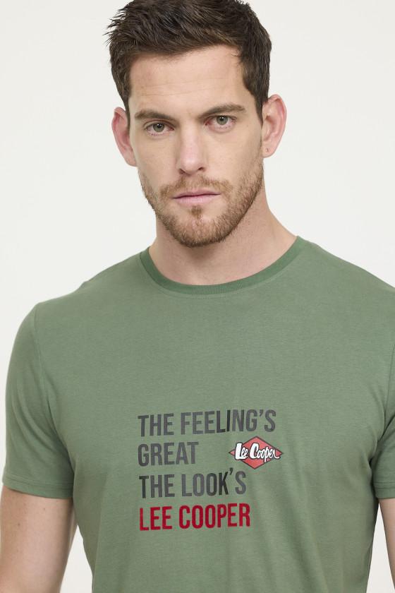 Lee Cooper T-shirt ALEKO Kaki Vert