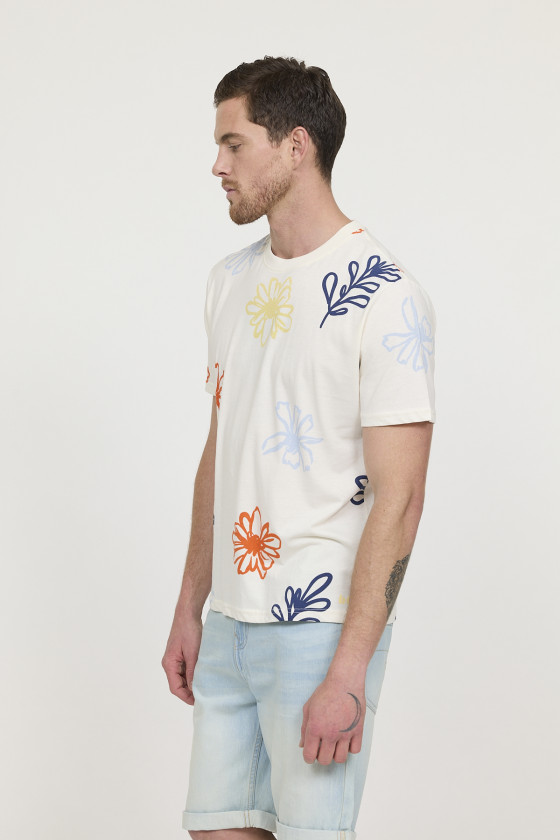 Lee Cooper T-shirt ALEUR Ivoire