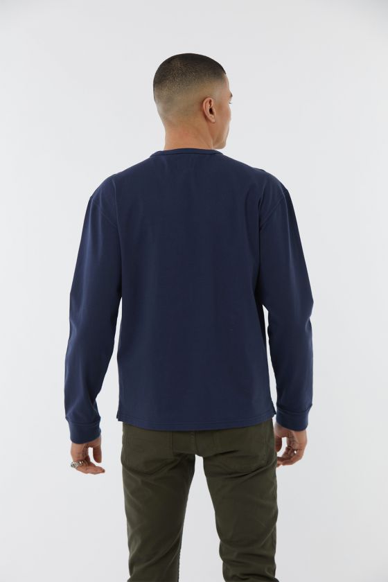 Lee Cooper T-Shirt ALEX Indigo Hood