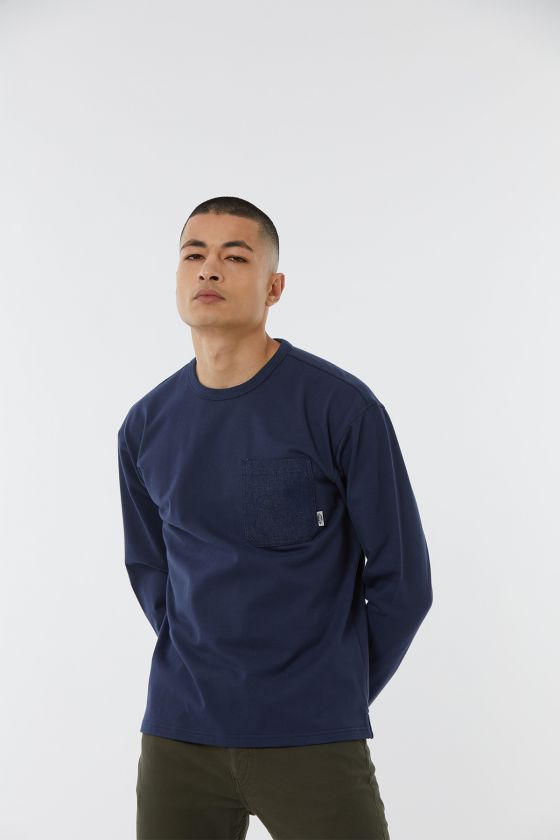 lee cooper T-Shirt ALEX Indigo hood