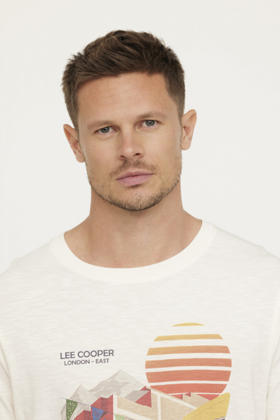 Lee Cooper T-shirt ALOBI Ivory