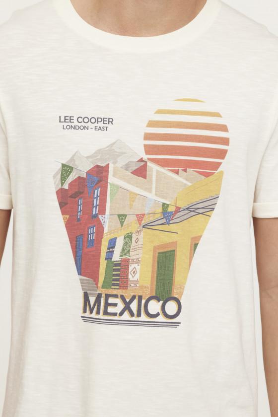 Lee Cooper T-shirt ALOBI Ivory