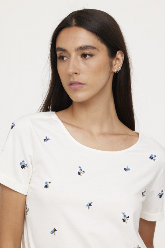 Lee Cooper T-shirt ALORA Ivory