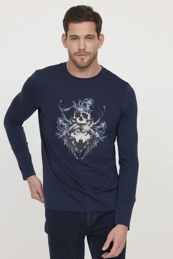 lee cooper T-shirt ALOUPO Navy
