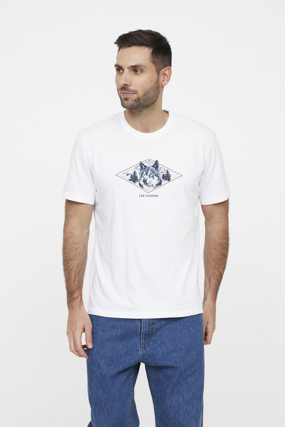 Lee Cooper T-shirt ALOUSKI Blanc