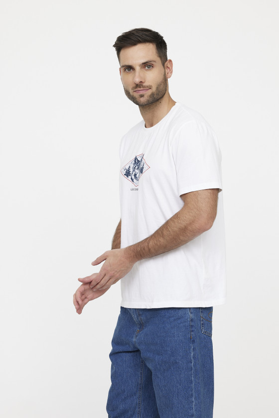 Lee Cooper T-shirt ALOUSKI Blanc