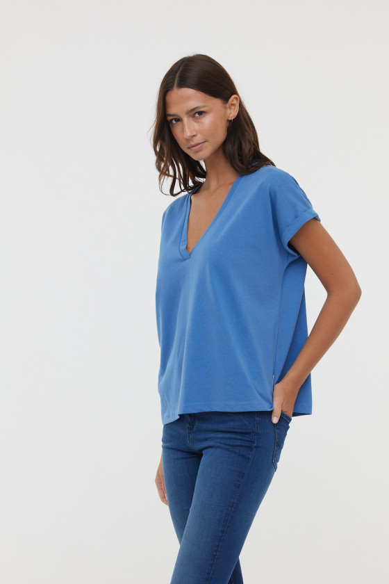 Lee Cooper T-shirt ALYS MC Celadon Blue