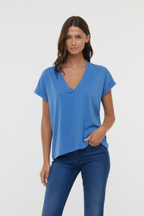 lee cooper T-shirt ALYS MC Celadon blue