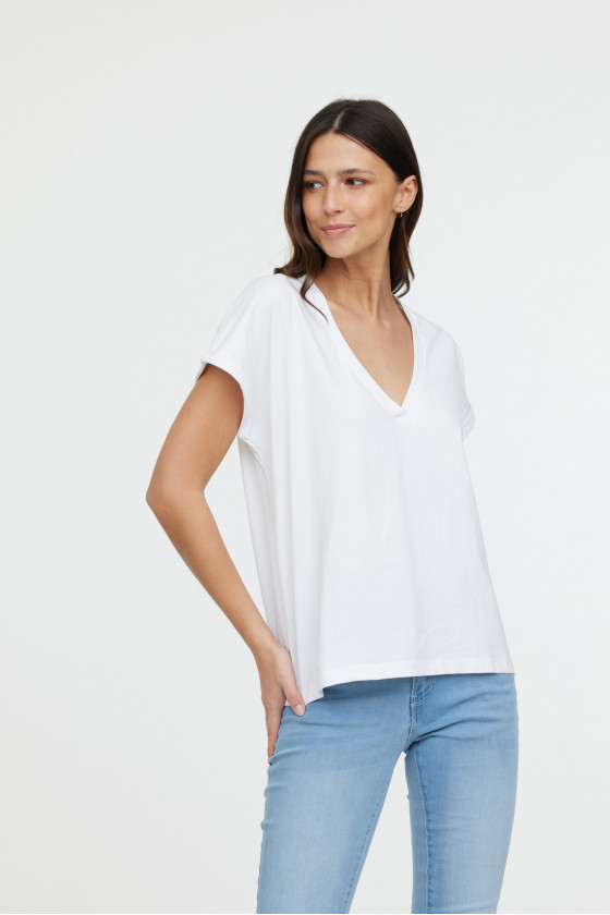 Lee Cooper T-shirt ALYS MC Optic White