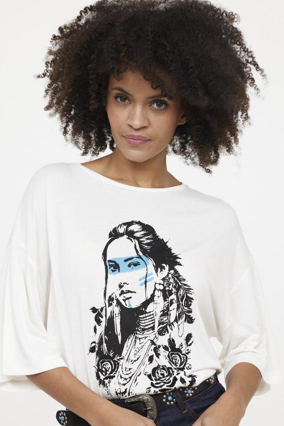 Lee Cooper T-shirt AMERA Ivory