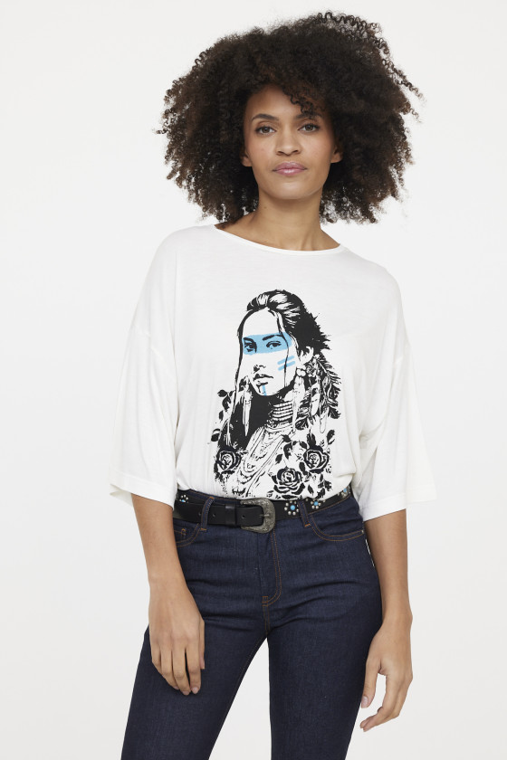 lee cooper T-shirt AMERA Ivory