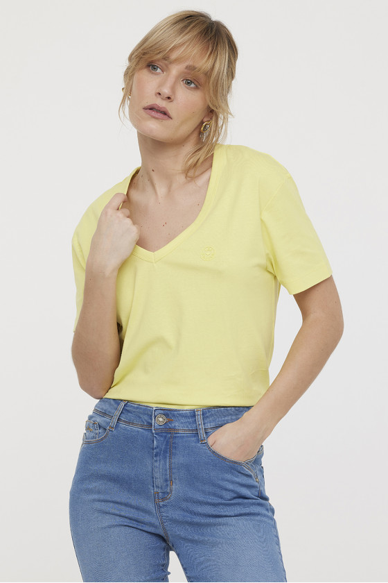 Lee Cooper T-shirt AMILA Lemon