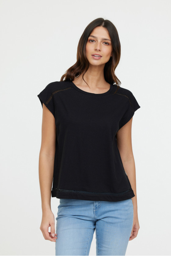 lee cooper T-shirt ANIELE SM Black