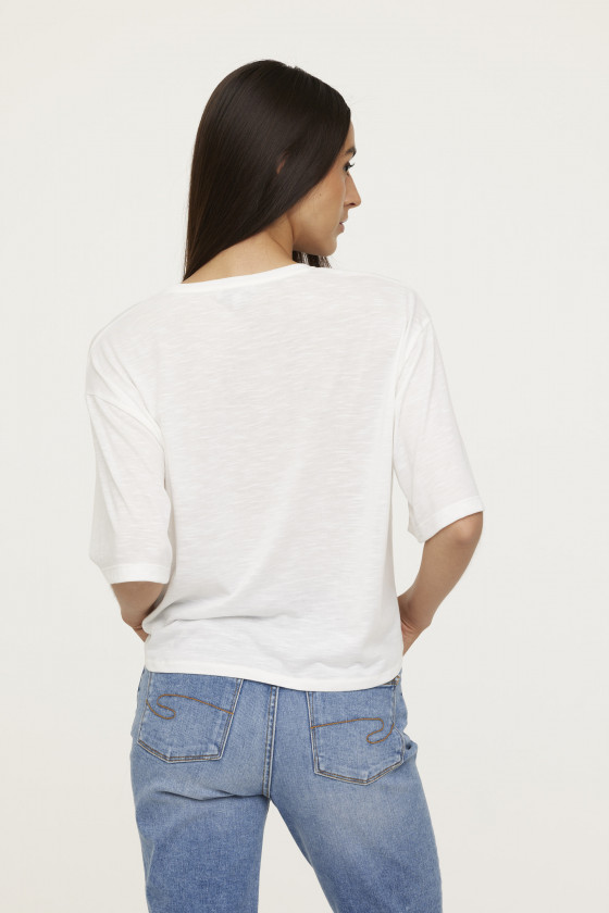 Lee Cooper T-shirt ANOZA Ivory