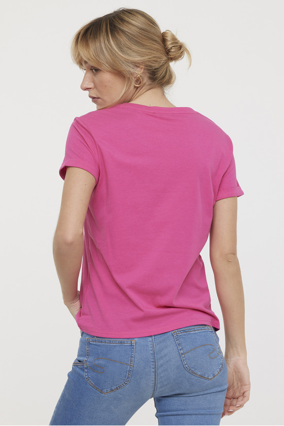 Lee Cooper T-shirt ARARI Framboise