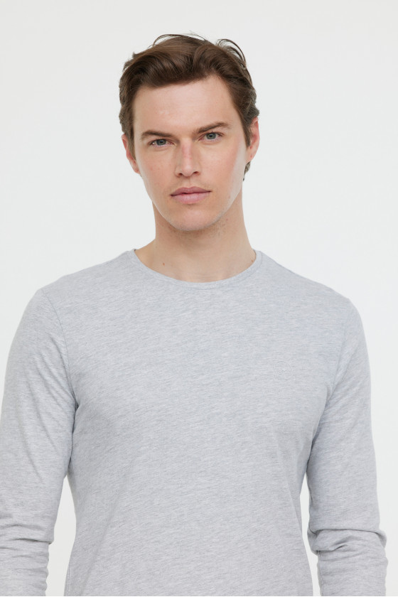 Lee Cooper T-Shirt AREO Gris Chine ML