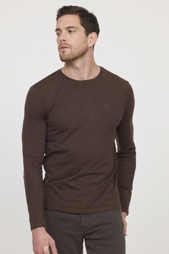 Lee Cooper T-shirt AREO ML Brown